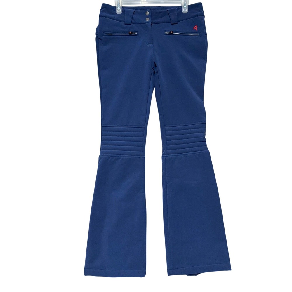 Perfect Moment Aurora Ski Pants Women Large Blue Flare Waterproof Winter Snow